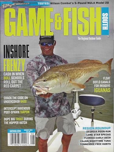 Generic Muitiple Game & Fish South Edition August 2024 Inshore Frenzy cover