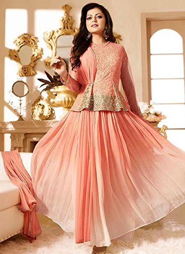 chiffon anarkali