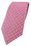  Enrico Sarto - Corbata - Cachemir - para hombre Rosa Schwarz Silber Talla única