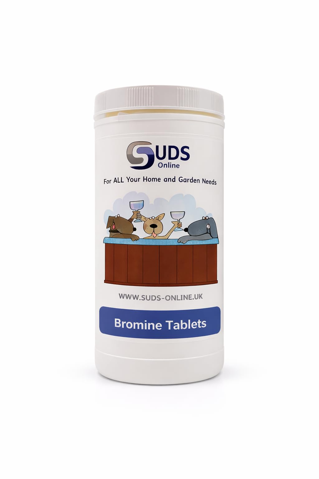 Suds-Online Bromine Tablets 20G (50 Pack) – Hot Tub & Swimming Pool Water Treatment – Spa Sanitiser