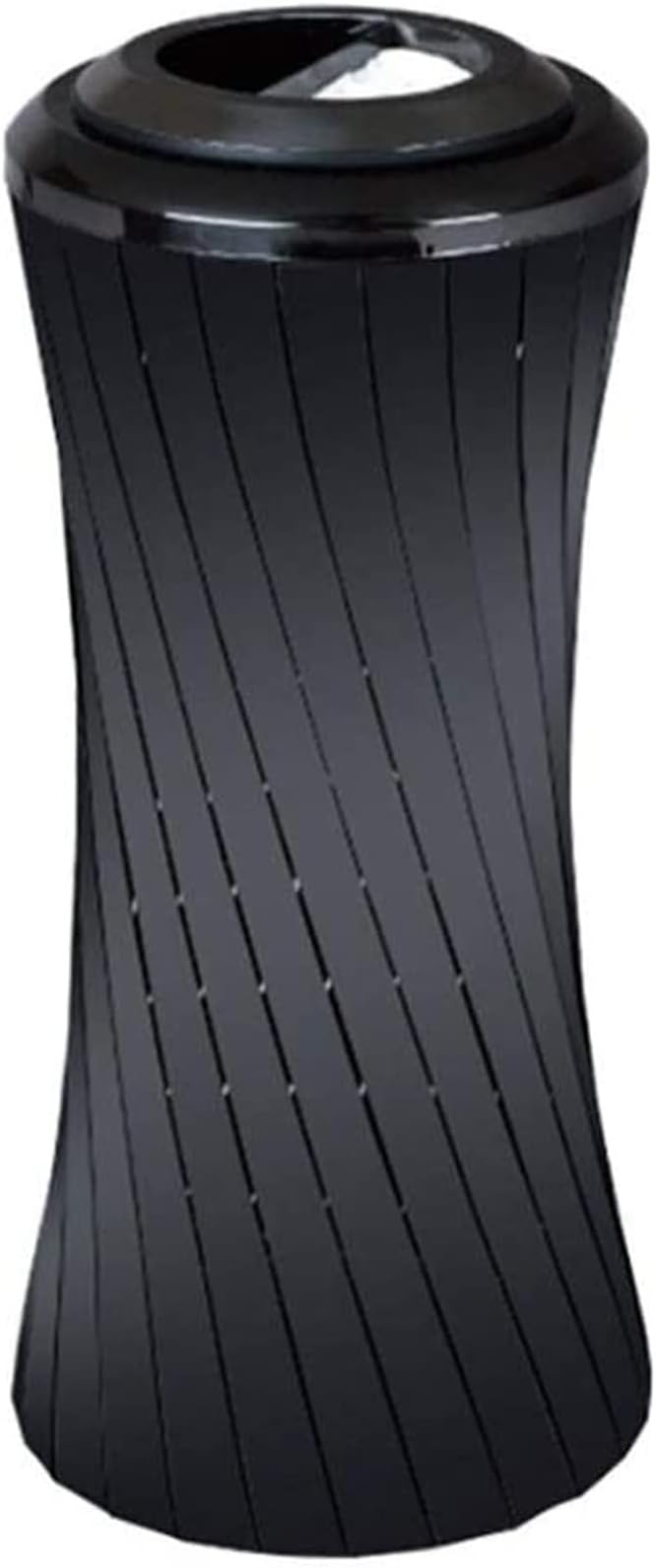 C H SZ CC Trash Can Trash Bin Garbage Can Trash Can With Ashtray Luxury Stainless Steel Art Garbage Bin With Ashtray Hotel Lobby Mall Outdoor Waste Bin Garbage Bin Trashcan Wastebasket