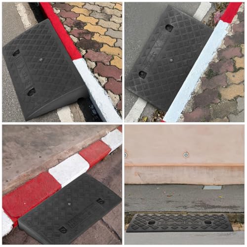 Rampe en caoutchouc pour trottoir évitant les chocs de bas de caisse - 5