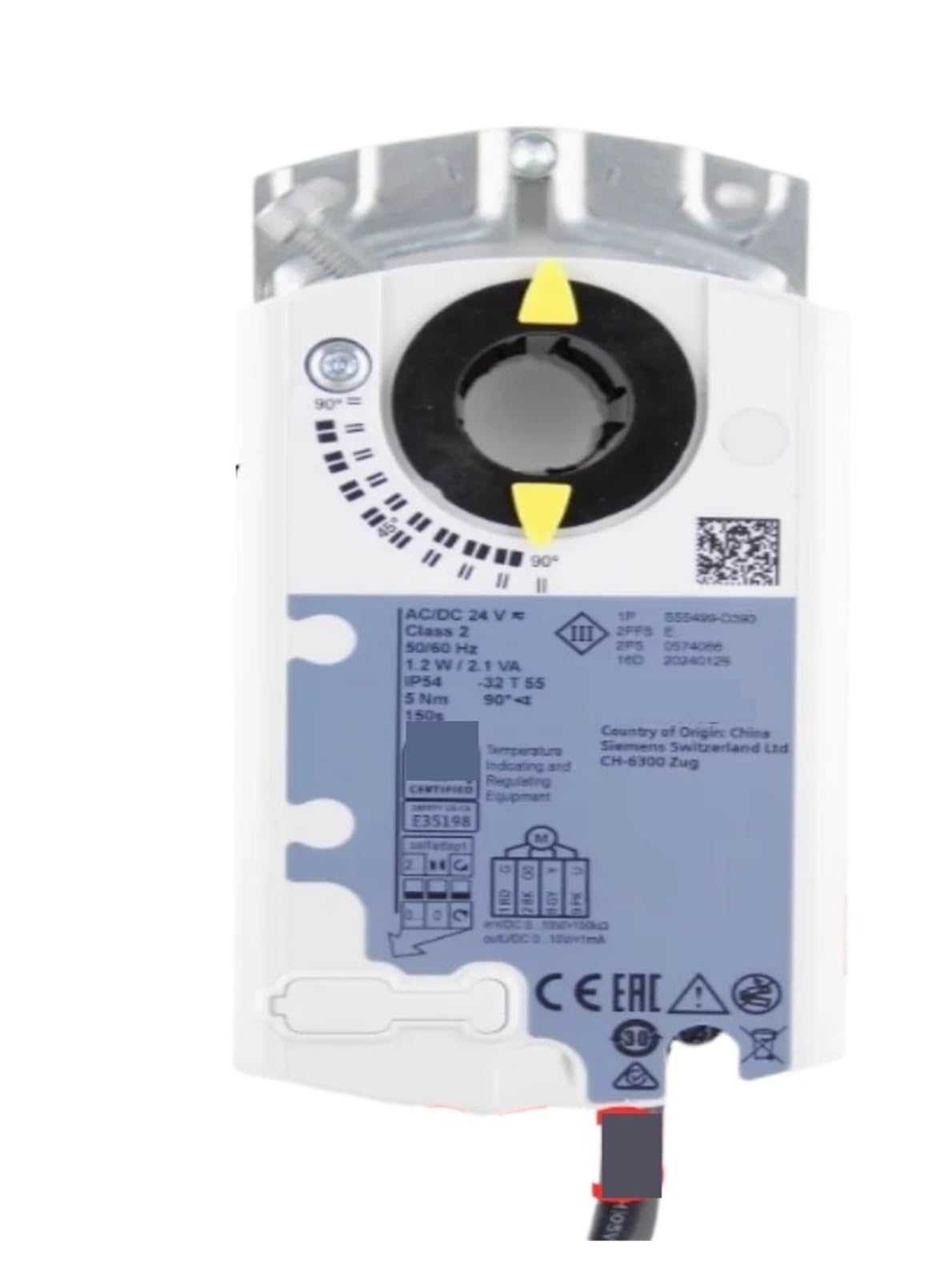 Actuador de la compuerta GDB141.1E: el regulador eléctrico ideal para sistemas de ventilación