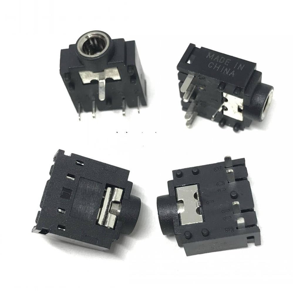 40 Pcs SJ1-3525NG 3.5MM Earphone Jack Stereo Audio earpiece Interface 3 Poles