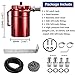 Oil Catch Can Baffled 300ml, Universal Aluminum Air Oil Separator Tank with 3/8