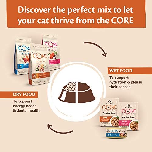 Wellness CORE Sterilised Original, Dry Cat Food, Cat Food Dry for Sterilised Cats, Grain Free, High Meat Content, Turkey & Chicken, 1.75 kg