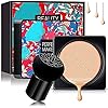 Air-Cushion-CC-Cream-BB-Cream-Mushroom-Head-Face-Moisturizing-Foundation-Matte-Long-Lasting-Concealer-Oil-Control-Easy-to-Apply-Natural-Color CC Cream Foundation,Mushroom Head Air Cushion CC Cream,Concealer Moisturizing BB Cream Foundation,Matte Long Lasting Concealer Nude Face Makeup Cushion Foundation Cosmetic (Natural)