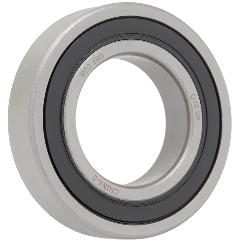 [4-Pack] R22-2RS - Deep Groove Radial Ball Bearing 1.375 in x 2.5 in x 0.5625 in (ID x OD x W) | 34.925 mm x 63.5 mm x 14.288 mm (ID x OD x W) with Double Rubber Seal