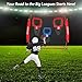 Zonlolo 6x6ft Football Training Net, Football Throwing Net with 3 Target Pockets, Portable QB Throwing Practice Equipment with Small Carry Bag,Most Suitable for Kids
