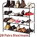 Simple Houseware 4-Tier Shoe Rack Storage Organizer, Bronze