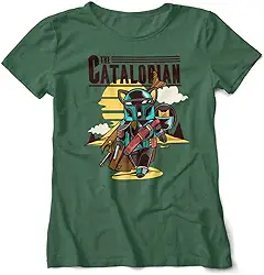 Camiseta Geek Feminina The Catalorian Mandalorian Cat 7 Cores