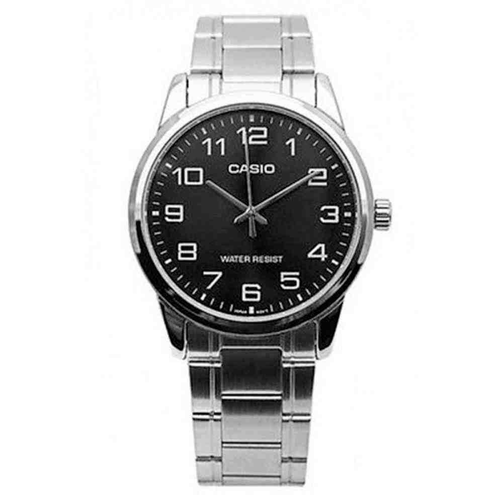 Casio MTPV001D-1B męski zegarek kwarcowy w kolorze srebrnym