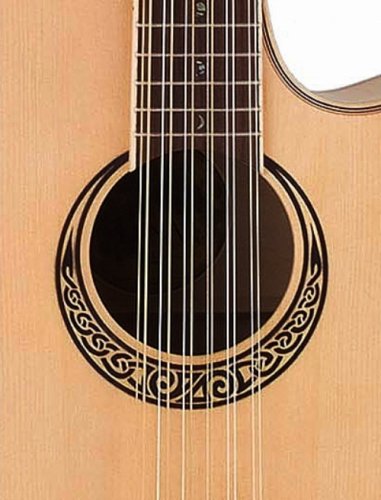 Amazon.com: Luna Muse Cutaway Guitarra Acústica de 12 cuerdas, arce :  Instrumentos Musicales