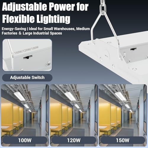 SLAclite High Bay LED Shop Light 150W 22500LM 0-10V Dimmable 5000K Daylight by SLAclite - Used condition - Image 4
