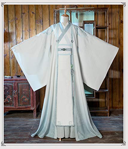 Lan Wangji Cosplay Gran Maestro De Cultivo Demoníaco Cosplay Disfraz Lan Wangji Adulto Ver. Traje Mo Dao Zu Shi (Xl,Costume Full Sets) #TOP1