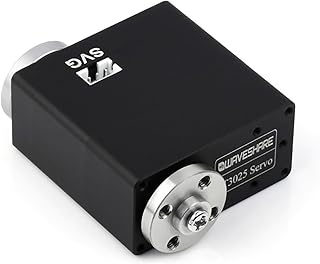 Coolwell Metal ST3025 Serial Bus Servo 40kg.cm High Precision Large Torque with Programmable 360 Degrees Magnetic Encoder and Brushless Motor Up to 253 Serial Bus Servos Using