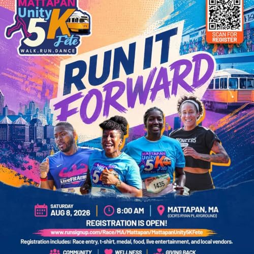Mattapan Unity 5k - Aug 8th! Limited Space - Register Now
