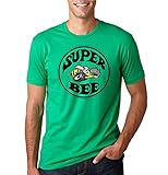 Dodge Super Bee Logo | Mens Planes/Trains/Automobiles Tee Graphic T-Shirt (X-Large, Kelly)