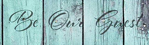 Miniatura 3 de StudioR12 - Plantilla de Mylar reutilizable para pintar letreros de madera, palets, letrero de bienvenida, decoración del hogar, tamaño seleccionado