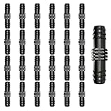 30 Pièces 16mm Raccords de Tuyau Arrosage, Connecteurs Cannelés de Tuyau en Plastique, Raccords D'Irrigation Goutte à Goutte, Connecteurs de Tuyaux d'Arrosage, Direct pour Système D'Irrigation
