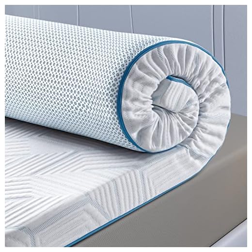BedStory Mattress Topper, Memory Foam Mattress Topper Twin 4 inch Gel Foam Topper with Breathable Cover Elastic Bands Double-Layer Copper Infused Bed Mattress Pad in a Box CertiPUR-US Certified