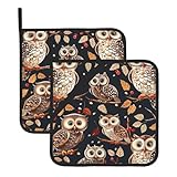 topflappen eule häkeln anleitung 【Überlegene Hitzebeständigkeit】 Das Hot Pad besteht aus hochwertigem, wasserdichtem Polyestergewebe kombiniert mit effektivem wärmeisolierendem Material. Sie sind dick und gut verarbeitet und bieten hervorragenden Schutz für Ihre Hände und Handgelenke vor Verbrühungen beim Umgang mit heißem Kochgeschirr in der Küche, im Ofen oder beim Grillen im Freien