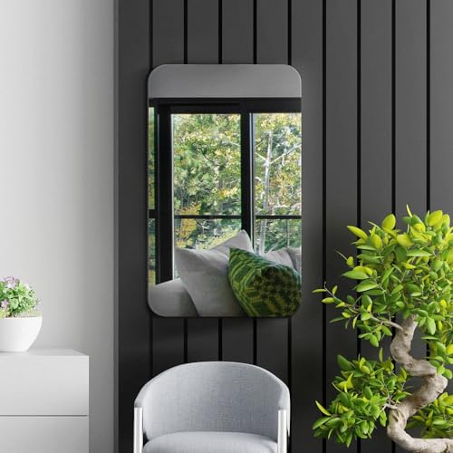 Espelho Retangular Grande 100 X 55 Moderno Lapidado Com Suporte