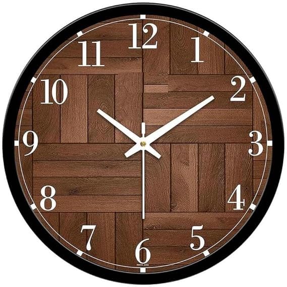 3D Wooden Texture Wall Clock – Modern Silent Quartz Decorative Wall Clock for Home & Office_3DW_36-image-16