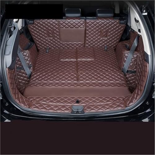 Tapis de coffre cuir Outlander fini la moquette sale et tachée café