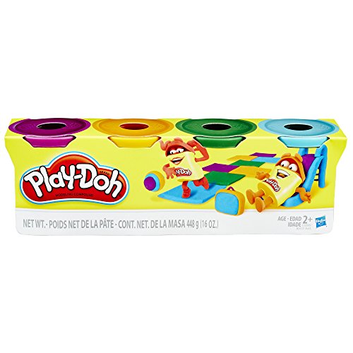 PLAY-DOH 4-PACK OF SECONDARY COLORS, Net WT 16oz by Play-Doh - Image 2