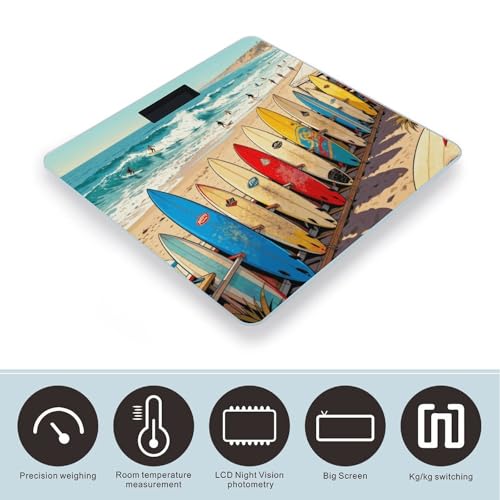 Báscula Digital de Baño California Surfboards 400 lb miniatura 3