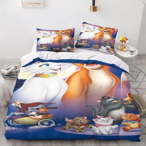 CIFEAR Schlumpfe Bettwäsche - Coole 3D Druck Kinderzimmer Set