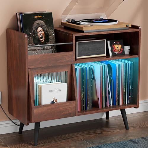 MULEJYBO Record Player Stand