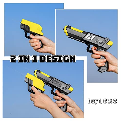 2 In 1 Water Gun For Kids, Squirt Guns Water Pistol With Long Range Up To 32 Ft, Water Blaster Squirter For Swimming Pool, Beach, Backyard, Water Toys Guns For Kids 3-12 #TOP2