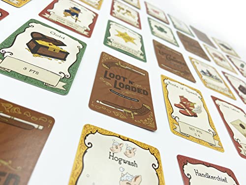 Gatwick Games Loot N' Loaded - The Quick Draw And Item Collecting Card Game With Toy Guns, Great Addition To Your Family Games, Adult Games For Game Night, And Party Games, 2-6 Players, Brown #TOP5