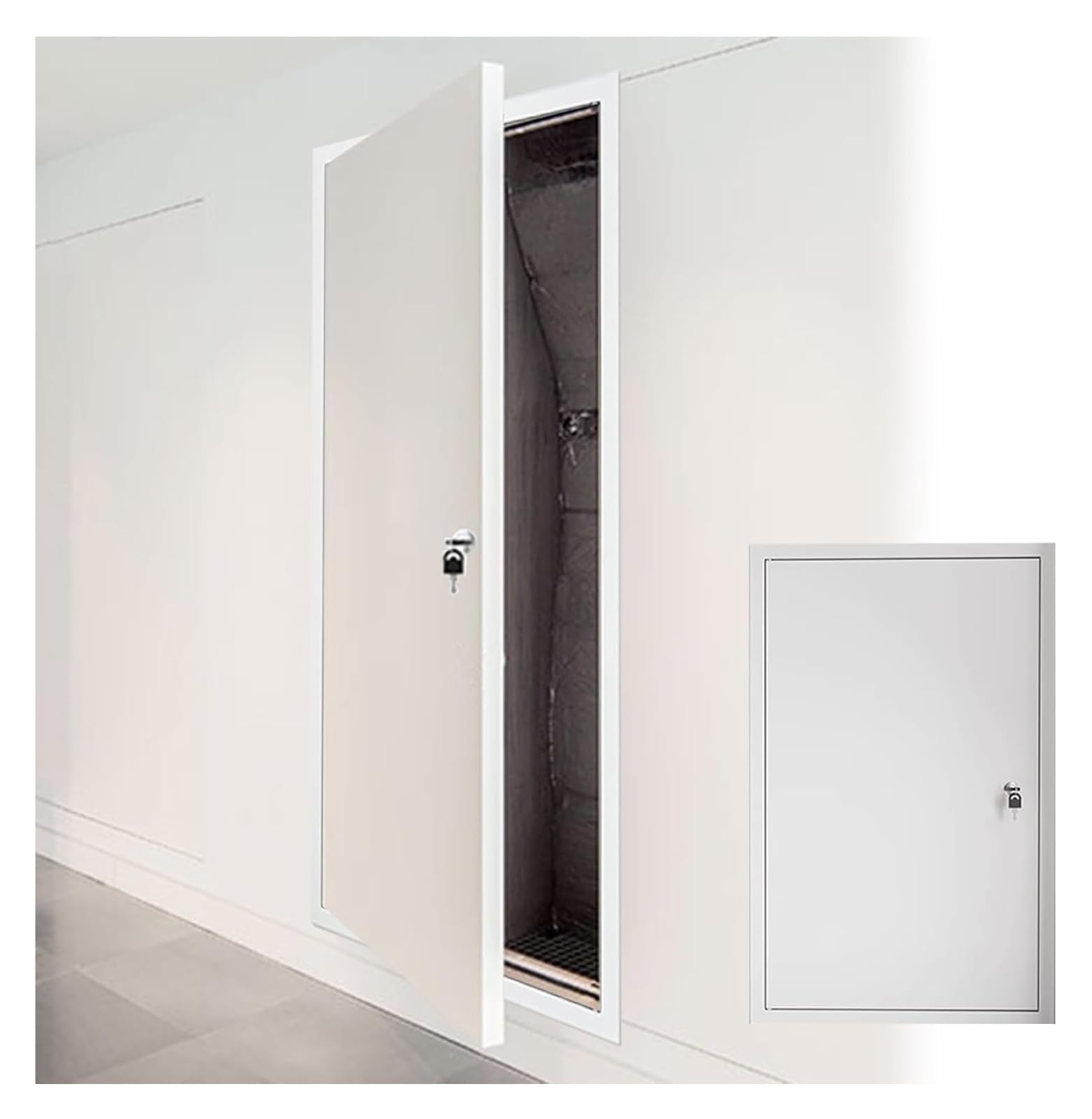 Metalowe drzwi wejściowe z kanałami Locfor o rozmiarach 30 x 45 40 x 40 55 x 60 75 x 100 60 x 110 łatwa osłona do użytku wewnątrz i na zewnątrz