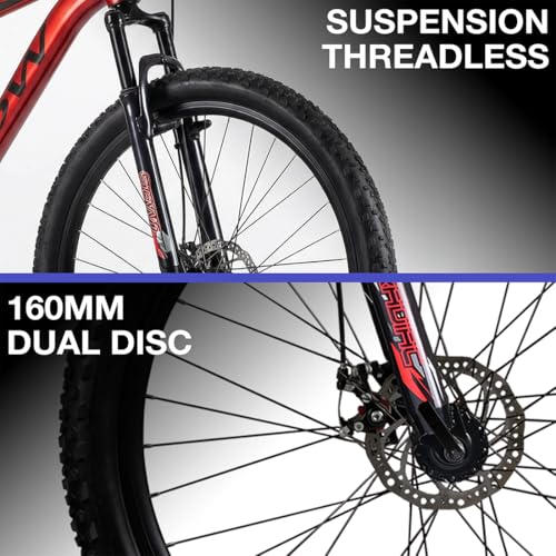 Image of CROW Rogue LITE 29 T Bicycle for Men Adult | 21 Speed Cycle with Disc Brake | 21 Gear Shimano Gear | Bicycle for Boys 12 to 15 Years | Gear Cycles for Boys | Cycle for Adults | Suspension Fork