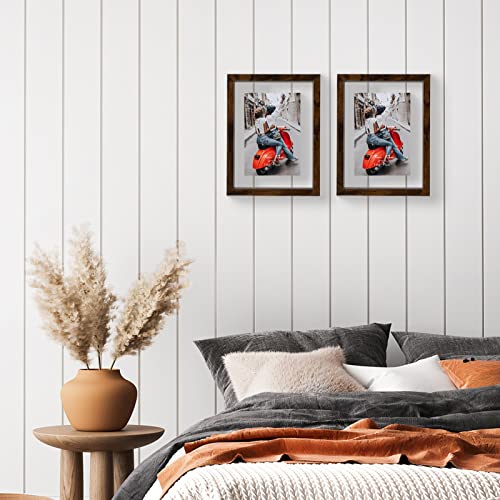 EXYGLO Cornice Rustica a Doppio Vetro, Cornice