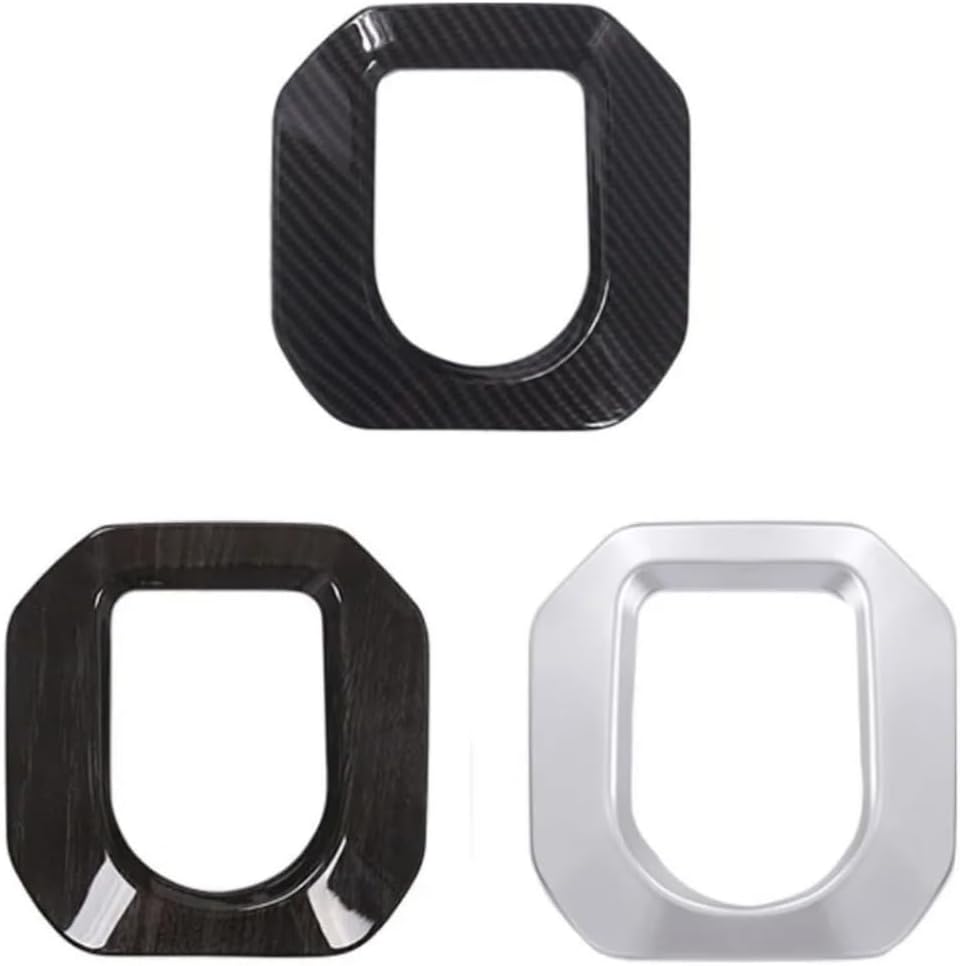 Compatible with Range Rover Evoque 2012-2018 ABS Center Console Shift Gear Panel Trim Frame Cover Trim Sticker Car Accessories Decal (Carbon Fiber)