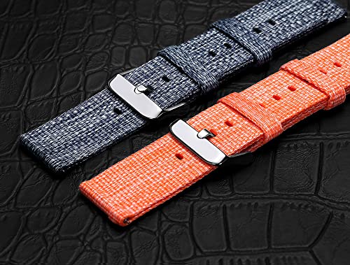 Bracelet en nylon pour Garmin Vivoactive 4S tressé et ultra léger Agate