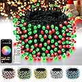Smart Color Changing Christmas String Lights, 82FT 200LED App Control RGB LED String Lights with Remote & Timer, Waterproof Twinkle Christmas Tree Lights Indoor Outdoor Holiday Xmas Tree Decorations