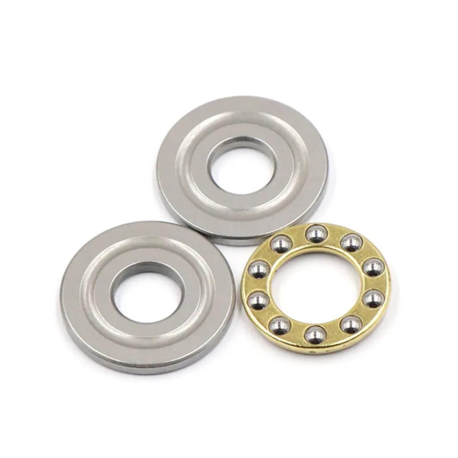 CJKXPZMH Mini Plane Axial Ball Bearing Thrust Bearing F2-6M F2.5-6M F3-8M F5-10M F6-12M F7-15M F8-16M F10-18M F12-21M F12-23M(F10-17m 10x17x5)