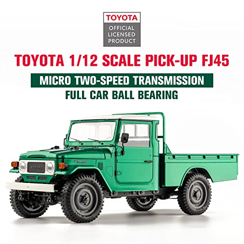 Wowrc Fms 1/12 Toyota Fj45 Rc Crawler Rtr, Official Authorized Pickup Truck With Two Speed Transmission, Remote Control Lighting System For Children, Beginners And Model Enthusiasts #TOP1