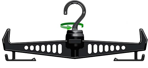 Percha resistente para chaleco táctico con gancho giratorio de 360, ganchos de plástico estándar multiusos para armadura corporal, policía, equipo