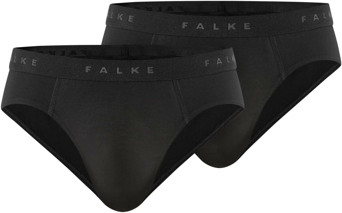 FALKE Men's Daily Comfort Briefs Underwear, 2 Pieces