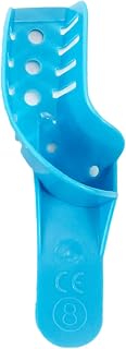 48PCs Dental Grade Disposable Perforated Dental #8 Quadrant Up Right/Low Left Impression Trays by JEVOLVE | Plastic Materials Teeth Holder Dental Central Supply for Oral Tools