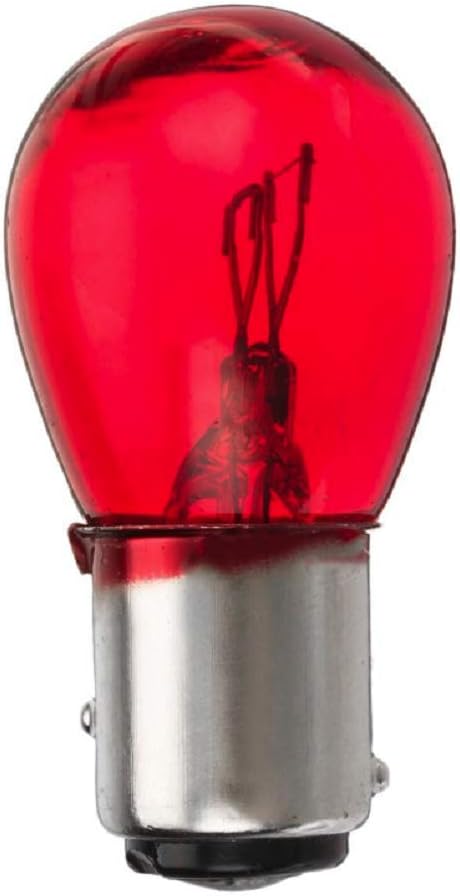 BULB 12V 23/8W BAY15D RED OFFSET PINS COMBO MOTORCYCLE MOTORBIKE CAR REAR STOP LAMP LIGHT BRAKE TAIL