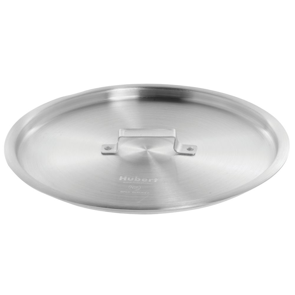 32 qt Stock Pot Cover Aluminum - 14 3/5"Dia by HUBERT – 32.0 quarts, Aluminum, Silver, Model KASP032C