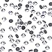 WILLBOND 1440 Pack Hot Fix AB Crystals Flatback Hotfix Rhinestones Round Gems Glass Stones (Clear, 4MM)