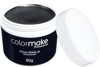 Clown Makeup Profissional 60G, Colormake, Preto
